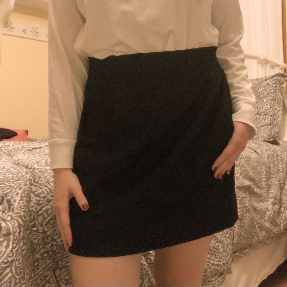 J. Crew Wool Mini Skirt